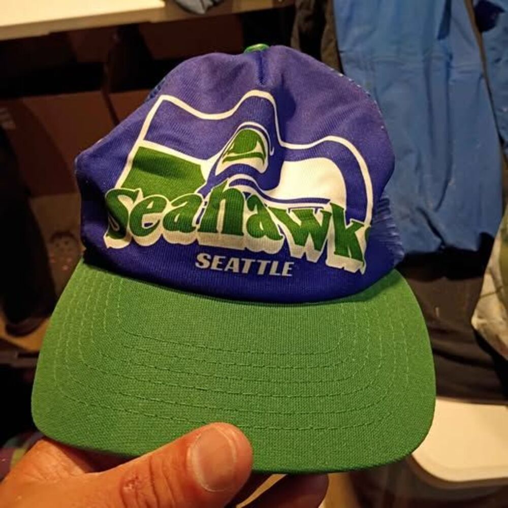 Vintage New Era Seattle Seahawks Trucker Hat Snapback